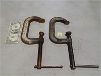 2ct 4" C-Clamps