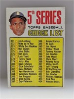 1967 Topps Roberto Clemente 5th Series Checklist