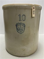 UHL Pottery No. 10 Acornwares Stoneware Crock