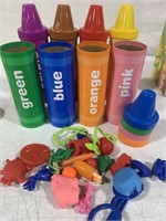 LEARNINGRESOURCES RAINBOW SORTING CRAYONS 56PC