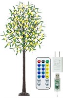6FT LED Warm White Olive Tree Light with Remote