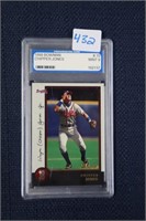 Chipper Jones 1998 Bowman mint 9