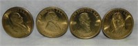 (4) President's Commemorative Coins