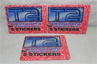 (3) Topps Terminator 2 Judgment Day Sticker Packs