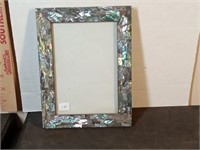 Mother of Pearl inlaid picture frame