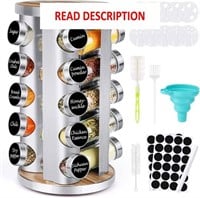 Spice Rack Organizer with Jars for Cabinet (20Pcs)