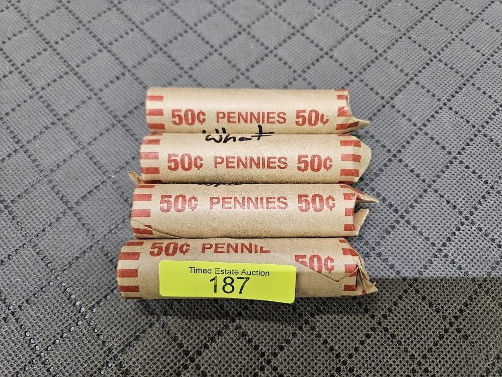 200- ASST. DATE WHEAT PENNIES