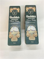 Glenfiddich Whisky Advertising Metal Tin Boxes