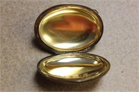 Sterling Tiffany and Co. Clam Shell Pill Box