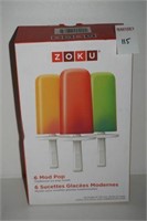 ZOKU 6 MOD POP ICE POP MOLDS
