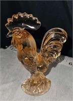 pink rooster paperweight