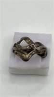 Sterling Puzzle Ring Size 5.5