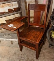 Oak school chair