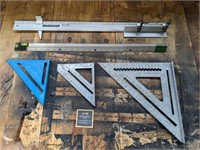 Lot of Shop Angle/Straight Measurement Tools