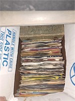 Box Lot of Variois 45s - See Pics