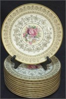 SET OF 10 ROSENTHAL "CONTINENTAL IVORY' PLATES