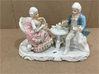 Vintage Martha Washington Couple Teatime Figurine