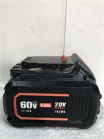 60V 9.6Ah LI-ION Rechargable Battery