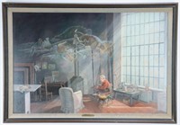 Bonnie Heenan "Thomas Hart Benton" Painting