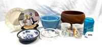 Kitchen lot Pyrex Bowls ,plates & Cups Bowls