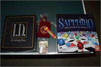 Board Games + Lot: Sapphiro, I.D., Love Letter +