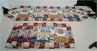 Nautical Theme Table Runner & 6 Placemats Cottage