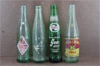 Vintage Royal Crown Cola & Sun Drop Soda Bottles