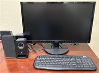 L - ACER MONITOR, KEYBOARD & SPEAKERS (O7)