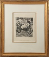 Marc Chagall Etching, Fables de la Fontaine 88/100