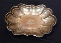 Sterling Silver Scalloped Edge Serving Plate
