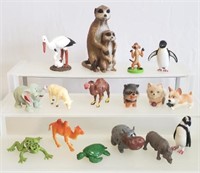 Lot Plastic Toy Animals