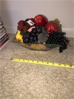 Glass Centerpiece Fruitbowl