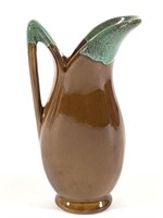 Van Briggle Pottery Brown Drip Ceramic Ewer