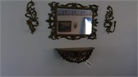 DECORATIVE WALL SCONCES WITH MIRROR