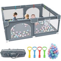 Baby Playpen for Babies and Toddlers 74"  59" Lar