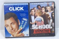 New Open Box Click & Old School Unrated DVD’s