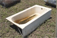 Cast Iron Tub / Water Trough 18" x 60" x 28"