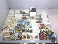 Box full of Vintage postcards incl. Mexico, Old