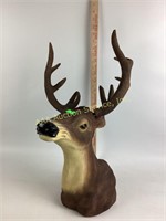 Decorative resin deer head