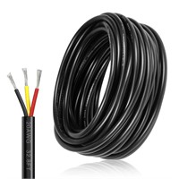NEW 32.8FT Electrical Wire 20 Guage 3 Conductor
