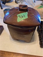 Pottery Jar w/Lid