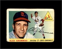1955 Topps #21 Alex Grammas P/F to GD+