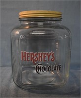 Herseys Chocolate Storage Jar w/ Lid