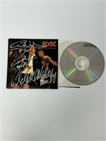 Autograph COA ACDC CD