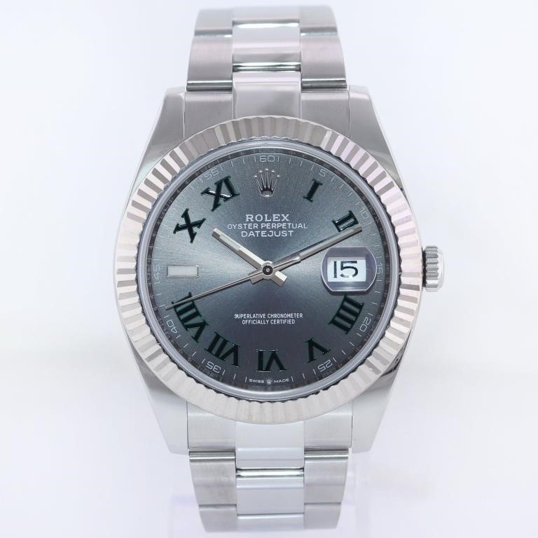 Rolex DateJust  Wimbledon Roman Dial Watch