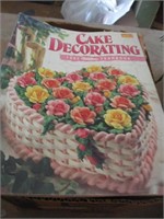 Cake decorating supplies in tote