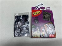 Nightmare before Christmas Uno and sticker