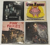 (I) 4 Pink Fairies Rock Lp 33 Rpm Album/Records
