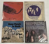 (I) 4 Rock LP Records 33 RPM Albums including