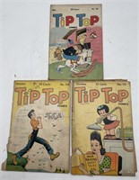 (NO) 3 1946 Tip Top 111,114,118 Golden Age Comic